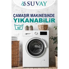 Suvay Antialerjik Bebek Yastığı Boncuk Silikon Yastık 35X45 cm 225 Gram Pamuklu Kılıf