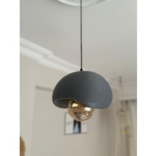 Limon 3design Tekli Sarkıt Avize Rustik E27 Modern Avize Bohem Beton Görünüm (E27 Ampul Dahildir.)
