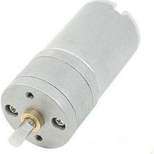 25mm 12V 10RPM Redüktörlü DC Motor