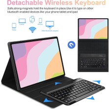 EHZ Teknoloji Samsung Galaxy Tab S9 Ultra Keyboard Case 14.6”, Detachable Wireless Keyboard|smart Folio Cover With Pencil Holder|auto Sleep/wake For Tab S9 Ultra 2023(X910/X916/X918)/S8 Ultra 2022 (X900/X906) Black