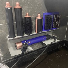 Dyson Airwrap Multistyler ile Uyumlu Organizer Düzenleyici Stand Banyo Askısı Concrete Gray