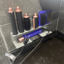 Dyson Airwrap Multistyler ile Uyumlu Organizer Düzenleyici Stand Banyo Askısı Concrete Gray