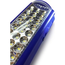 Suled Kamp Lambası 6V Akülü 80 Saat - 3gün Aydınlatma 24 Smd LED Işıldak Lamba 220V Şarj