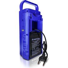 Suled Kamp Lambası 6V Akülü 80 Saat - 3gün Aydınlatma 24 Smd LED Işıldak Lamba 220V Şarj
