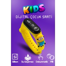 Suled   Akıllı Çocuk Kol Saati Güvenli LED Su Geçirmez Silikon Dokunmatik Süper Kahraman Figürlü