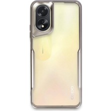 Denza Case Oppo A38 Kılıf Renkli Senkron Kapak - Titan Gri