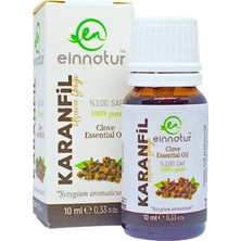 Ein Natur Karanfil Uçucu Yağı 10 ml, %100 saf, Syzygium aromaticum essential oil, öjenol içerir.