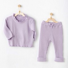 Andywawa Kız Bebek 2li Set - Andywawa - Lila - 1-3 Ay  - AC25093-LİLA-1-3 Ay
