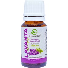 Ein Natur %100 Saf, Lavanta Uçucu Yağı, 10 Ml, Lavandula Angustifolia Oil, Linalol Ve Linalil Asetat Içerir