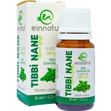 Ein Natur %100 Saf Tıbbi Nane Uçucu Yağı, 10 Ml, Mentha Piperita Essential Oil, Peppermint Oil, Mentol Içerir