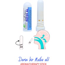 Ein Natur Uçucu Yağ Aromaterapi Koklama Tüpleri (Aromatherapy Stick) 3'lü Set, Rahatla, Odaklan, Nefes al, Essential oil inhaler tube, Sleep, Relax, Focus, Memory, Breathe, Defence