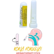 Ein Natur Uçucu Yağ Aromaterapi Koklama Tüpleri (Aromatherapy Stick) 3'lü Set, Rahatla, Odaklan, Nefes al, Essential oil inhaler tube, Sleep, Relax, Focus, Memory, Breathe, Defence