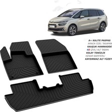 3K Store Citroen C4 Spacetourer 4d Havuzlu Kauçuk Paspas 2018 2020