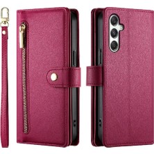 Manyi Mall Samsung Galaxy M35 Cüzdan Çok Fonksiyonlu Iş Standı Için Flip Case (Yurt Dışından)