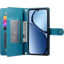 Manyi Mall Realme C63 Iş Standı Çok Fonksiyonlu Crossbody Kayışı Için Flip Case (Yurt Dışından)