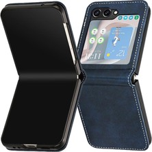 Manyi Mall Samsung Galaxy Z Flip 5 5g Saf Renk Kickstand ile Flip Case (Yurt Dışından)