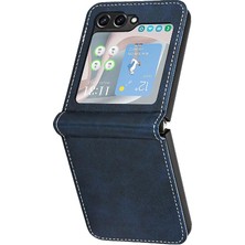 Manyi Mall Samsung Galaxy Z Flip 5 5g Saf Renk Kickstand ile Flip Case (Yurt Dışından)