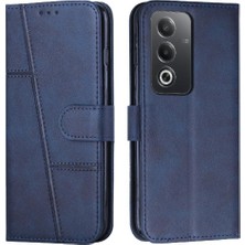 Manyi Mall Oppo A3 Pro Pu Deri Yan Toka Kickstand Kart Ekleme Için Flip Case (Yurt Dışından)