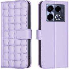 Manyi Mall Infinix Not 40 4g Koruyucu Pu Deri Kart Yuvaları Tutucu Için Flip Case (Yurt Dışından)