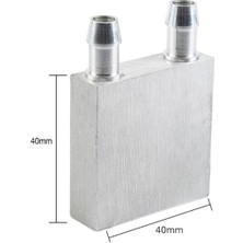 Roboyol Store 4X4CM Sıvı Su Aluminyum Soğutucu Blok Bilgisayar Cpu Grafik Gpu Anakart Xbox Lazer Kafa Soğutma Fan
