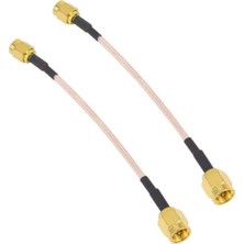 Roboyol Store RG316 10CM Sma Erkek Erkek Kablo Rf Uzatma Kablosu Altın Kaplama Soket 0-6ghz Wi-Fi Anten Fpv Lora