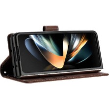 Manyi Mall Samsung Galaxy Z Için Flip Case ile 4 5g Kickstand Saf Renk Kat (Yurt Dışından)