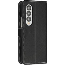 Manyi Mall Samsung Galaxy Z Için Flip Case ile 4 5g Kickstand Saf Renk Kat (Yurt Dışından)