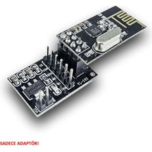 Roboyol Store NRF24L01 Adaptör Kart NRF24L01 Pa Lna 8 Pin Dönüştürücü Devre 12V