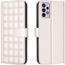 Manyi Mall Samsung Galaxy A32 5g Iş Basit Stil Koruyucu Pu Için Flip Case (Yurt Dışından)