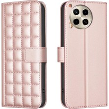 Manyi Mall Tecno Camon Için Flip Case 30 4g/5g Pu Deri Kart Yuvaları Tutucu Iş (Yurt Dışından)