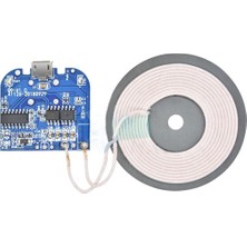 Roboyol Store Kablosuz Şarj Modülü Qi 10W 2A Mobil Akıllı Telefon Oyuncak Pil Şarj Transmiter Micro USB