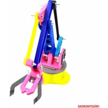 Roboyol Store Demonte 3D Baskı Robot Kol Seti Vida Parçaları Eezybotarm Plastik Çok Renkli Sağ Sol Yukarı Aşağı