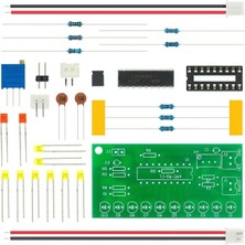 Roboyol Store Demonte LM3915 10 LED Vumetre Kit Dıy LED Elektronik Ses Müzik Seviye Işık Göstergesi Lehimleme
