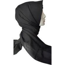 Aker Düz Koton Şal 911- Siyah