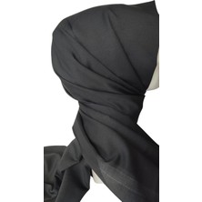 Aker Düz Koton Şal 911- Siyah