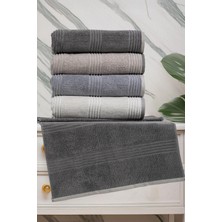 (4.lü Kutulu Set) %100 Coton Yeni Sezon 50X90CM.  Lüks El  ve Yüz Havlu Seti