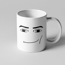 Roblox Man Face Yüz Temalı Kupa Seramik Kahve Mug