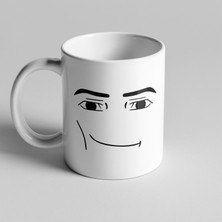 Roblox Man Face Yüz Temalı Kupa Seramik Kahve Mug