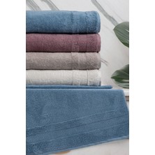(4.lü Kutulu Set) %100 Coton Yeni Sezon 50X90CM.  Lüks El  ve Yüz Havlu Seti