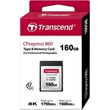 Transcend TS160GCFE860 160GB Cfexpress Hafıza Kartı