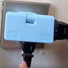 Qincao Döndürmeli Ab Fiş Dönüştürücü 3'ü 1 Arada 180 Derece Uzatma Fişi, Sarı (Yurt Dışından)