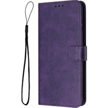 SZY Mall Samsung Galaxy S10 Lite Saf Renk Kickstand Pu Deri Için Flip Case (Yurt Dışından)