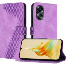 SZY Mall Oppo Phone 4g Kickstand Cüzdan Flip Için Telefon Kılıfı Folio Manyetik Kart Yuvaları (Yurt Dışından)