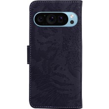 SZY Mall Google Piksel 9 Pro Xl Deri Cüzdan Kickstand Koruyucu Için Flip Case (Yurt Dışından)