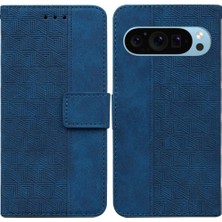 SZY Mall Google Pixel 9 Pro Xl Flip Folio Kickstand Özelliği Premium Pu Için Kılıf (Yurt Dışından)