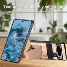 SZY Mall Google Pixel 8 Pro Manyetik Tasarım Kart Sahibi Braketi Standı Için Kılıf (Yurt Dışından)