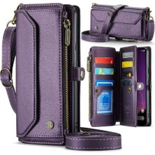 SZY Mall Google Piksel 9 Pro Xl Için Crossbody Durumda Rfıd Engelleme Durumda Cüzdan Fermuar (Yurt Dışından)