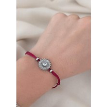 HD Marketim Asansör Bileklik Zirkon Kararmaz Çelik Ayarlanabilir Ölçü Moda Bileklik
