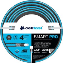 Cellfast Smart Pro Ats 4 Katmanlı Bahçe Sulama Hortumu 1/2" 30 M