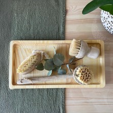 Asaf Atelier El Yapımı | Çam Ağacı | Ahşap Tepsi & Sunumluk | 30 x 15 cm